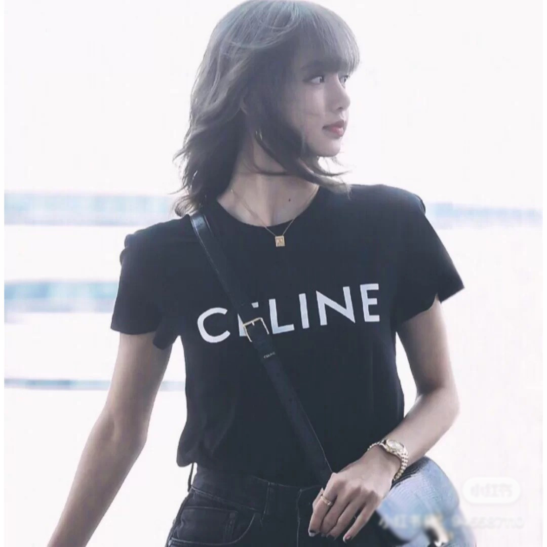 CELINE思琳字母印花T恤